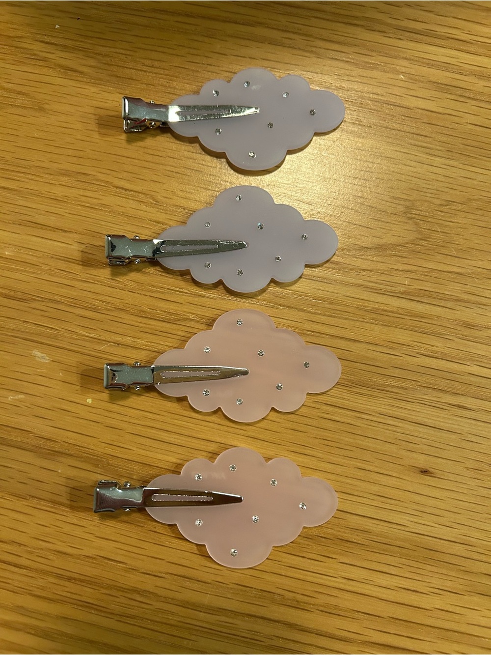 Emi Jay Cloud Popstar Clips in Angel Wish & Daydream NWOT